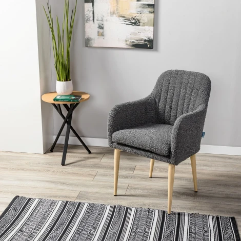 Стул Olaf темно-серый/нат.дуб R-Home арт.410126121h_Grey_нат.дуб