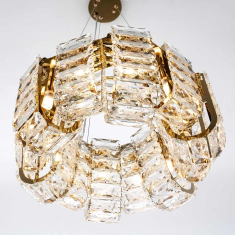 Подвесная люстра хрустальная Modelux MODELUX ML.755.12 GD