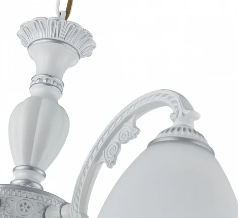 Подвесная люстра Arte Milano AM340837 340837/6 WT+SL (220V, на цепи)