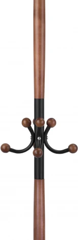 Вешалка напольная Д 1 ЛАЙТ черный/средне-коричневый от фабрики Mebelik