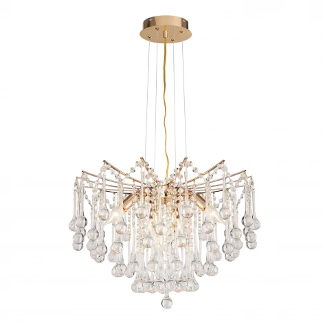 Подвесная люстра хрустальная Modelux MODELUX ML.6761.6 GD