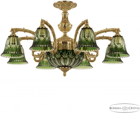 Подвесная люстра Bohemia Florence 71212P/8/210 G P2 D Clear-Green/H-1I