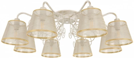 Потолочная люстра Arte Milano AM341120 341120/8 WT+G (220V)