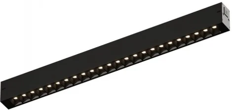 Трековый светильник Downlight однофазный 220V 18W Denkirs Simple Grill DK8102-BK (LED)