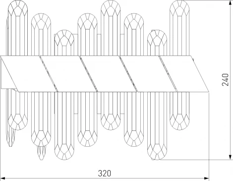 Настенный светильник Bogate's Jewel 420/1 (LED, 220V)
