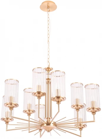 Подвесная люстра Crystal Lux GLORIA SP9 BRASS (220V, на цепи)