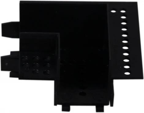 Коннектор угловой для встраиваемого магнитного шинопровода Reluce RL 06202 corner connector BK