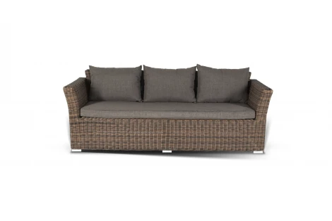Лаунж-зона из искусственного ротанга, цвет коричневый 4SIS Капучино Дабл KDS3S2CT-5-SET brown