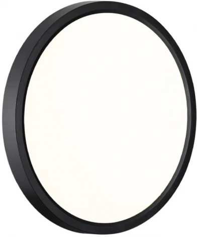 Настенно-потолочный Sonex Alfa Black 7660/18L MITRA пластик/белый/черный LED 18Вт 3000/4000K D230 IP20 (круглые)