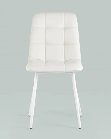 Стул Stool Group Oliver экокожа белый белые ножки 2 шт арт.УТ000037734