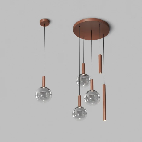Подвесной светильник светодиодный шарики Denkirs Bubbles DK6535-CO