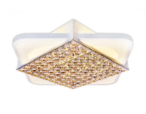 Потолочная люстра Ambrella Acrylica FA124 (регулировка яркости, LED, 220V, пульт управления)