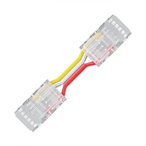 Коннектор прокалывающий 3 pin, для гибкого соединения CCT LED ленты 8мм, тип COB, IP20 длина провода 150мм Apeyron 09-117