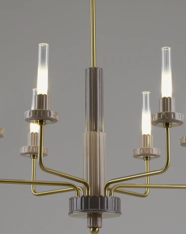 Потолочная люстра на штанге Moderli Atelieri V11691-PL