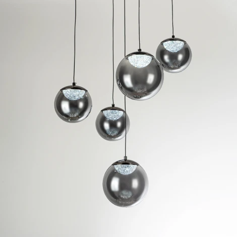 Подвесной светильник светодиодный с пультом с регулировкой цветовой температуры Modelux ML.2338.5 BK