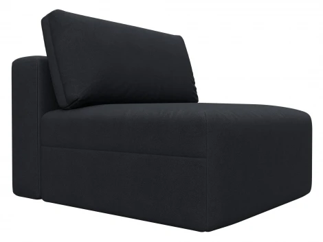 Модуль диван Лига-060 НПБ (ЛДСП,Брус,Фанера,Замша/Темно-серый) Лига Диванов 129540