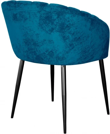 Стул DikLine 441 M19 бирюза, ножки черные арт.00-00072789