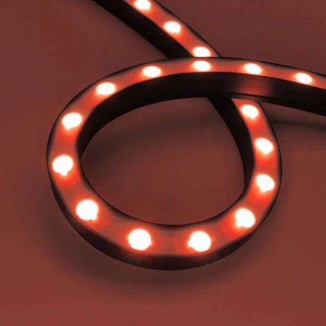 Грейзер DMX THOR-3D-F24-25x27mm 24V RGBW-Day4000 (24 W/m, IP65, 1m, wire x2) (Arlight, Силикон) 045265