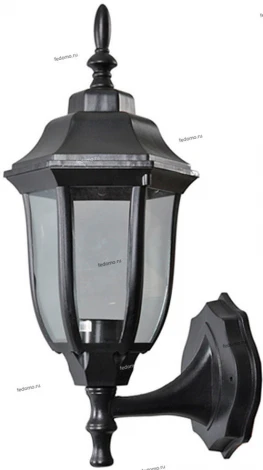 Бра уличное Myone, 1 плафон, черный, прозрачный