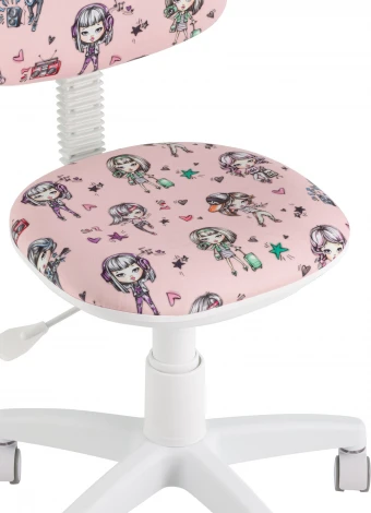 Кресло компьютерное детское УМКА Girls пластик белый Stool Group (арт.УТ000038770)