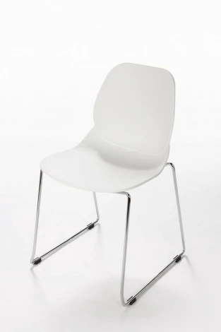 Пластиковый стул Lightweight Белый