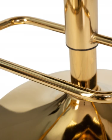 Набор 2 шт стул барный DOBRIN CHARLY GOLD (серый велюр (MJ9-75))