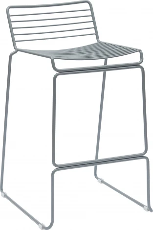 Стул полубарный Danny серый с подушкой Stool Group (арт.УТ000038988)