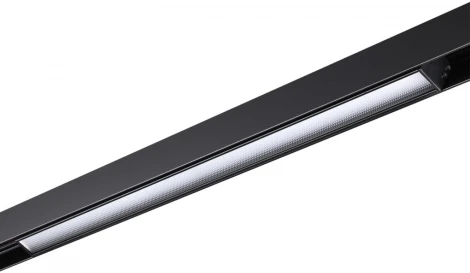 Трековый светильник низковольтный светодиодный Novotech SHINO FLUM 359486 черный LED 24W 48V 3000-6500K (регулировка яркости, управление смартфоном, умный дом - Алиса, Smart Life)