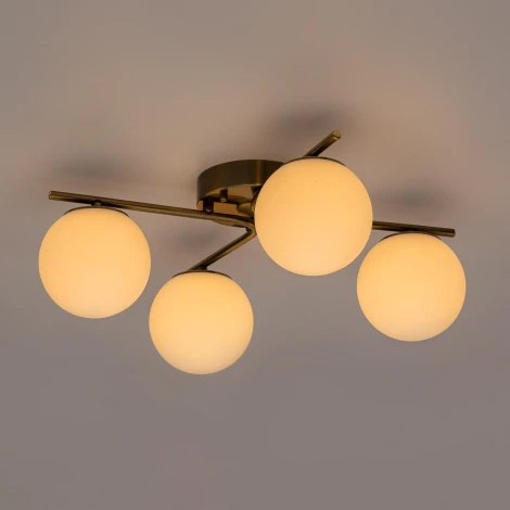 Потолочная люстра RGB на штанге Citilux Адам Смарт CL228A143 (LED, 220V, умный дом - Алиса, Маруся, Салют, шарики)