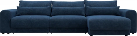Диван угловой Лига-056 НПБ Лонг угол универсальный Лига Диванов (Велюр) арт.129175
