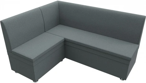 Диван кухонный угловой Уют левый угол (Серый/Рогожка) Лига Диванов арт.123898L