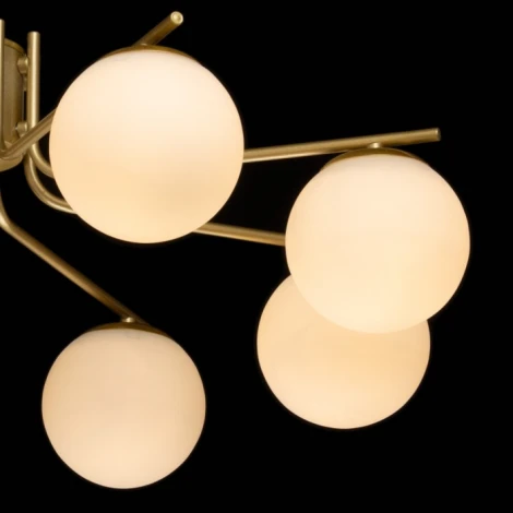 Потолочная люстра на штанге De City Оливия 306017208 (плафоны шарики)
