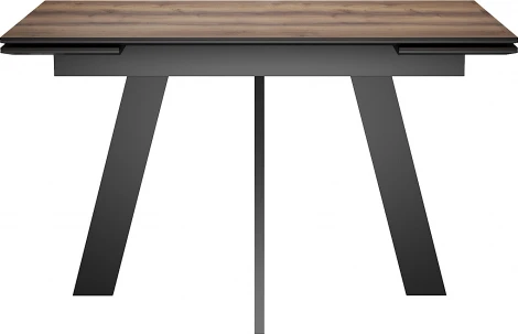Стол обеденный WINGS Дуб делано/Черный, Черный арт.00-00075224