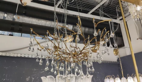 Подвесная люстра Fluorite Bijout SP1010-8P-3G