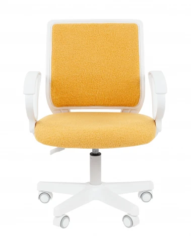 Кресло Chairman Kids 112 Россия ткань В лимон, белый пластик