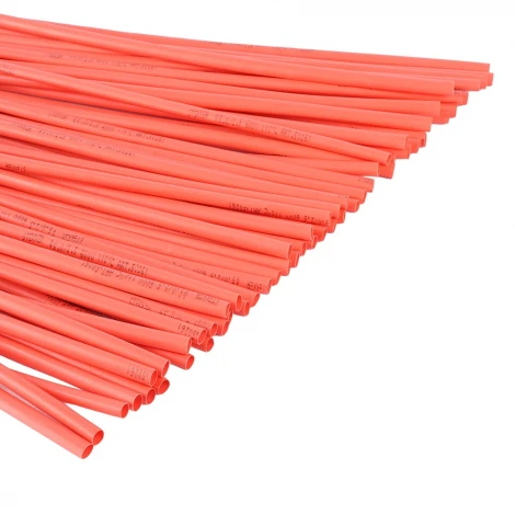 Трубка термоусадочная 4,0/2,0 мм длина 100 см. (красный) Stekker 50260