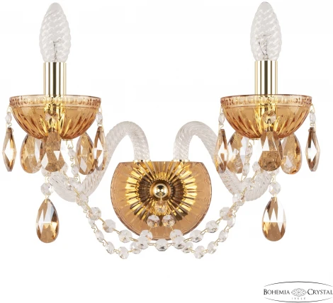 Бра Bohemia 5402 5402B/2/165 G Amber/M-1G K721