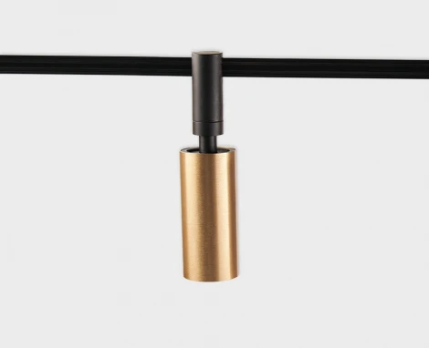 Трековый светильник 10W 48V Italline IT010-4018 gold 3000K (LED, круглые)