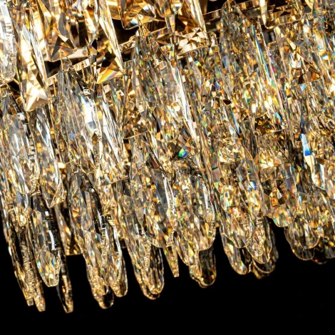 Подвесная люстра хрустальная Modelux MODELUX ML.7085.800 GD