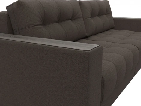 Диван прямой с декором Лига-049 НПБ Лига Диванов (Рогожка) арт.128383