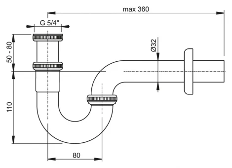 Сифон для раковины Ravak X01436