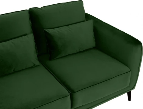 Диван Amsterdam двухместный ОГОГО (арт.698447), (Ткань/Зеленый)