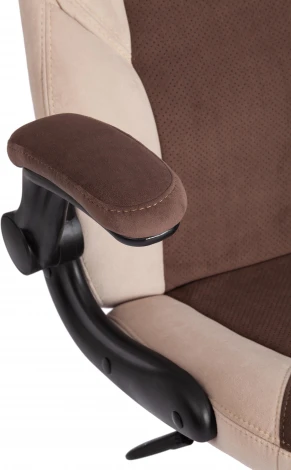 Кресло BAZUKA (Флок  /Коричневый,Бежевый)