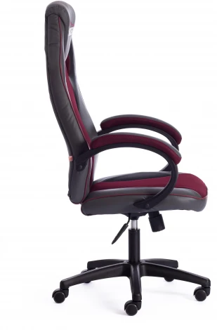 Кресло RACER GT new кож/зам/ткань, металлик/бордо, 36/13 Tetchair 13248