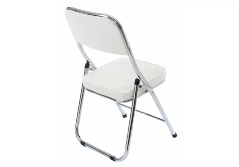 Обеденный стул на металлокаркасе Woodville Chair раскладной белый 11072