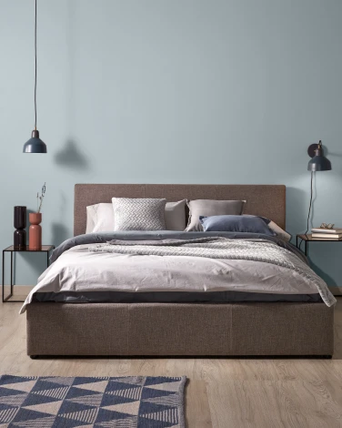 Диван La Forma (ex Julia Grup) Nahiri (Серый/ Дерево)