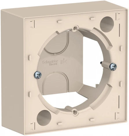 Коробка наружного монтажа (бежевый) Systeme Electric AtlasDesign ATN000200