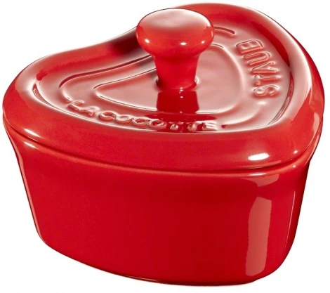 Мини-кокот в форме сердца, 10 см, вишневый 40511-092 Staub