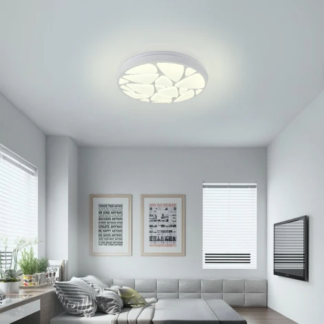 Потолочная люстра с пультом, светодиодная Natali Kovaltseva Colorful RGB INNOVATION STYLE 83120