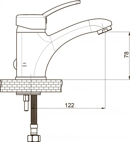 Смеситель GPD Primula MLB175 для раковины